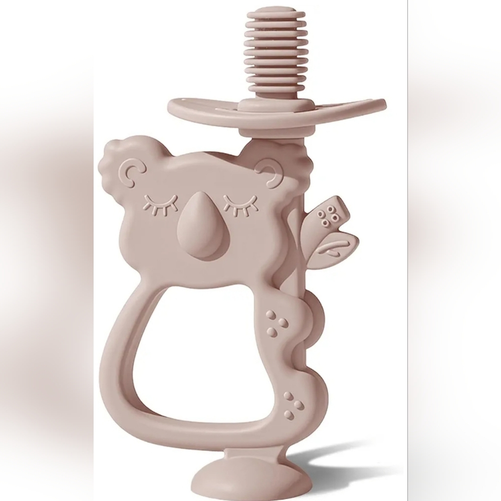 Blush Pink Koala 2-in-1 Silicone Teether